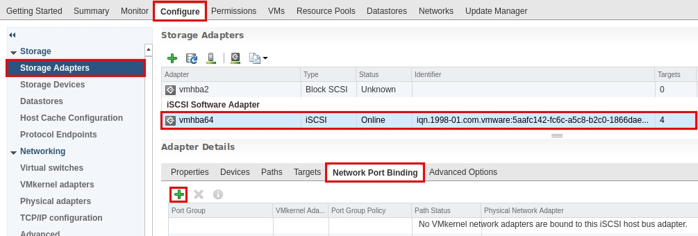 Port binding vmware что это